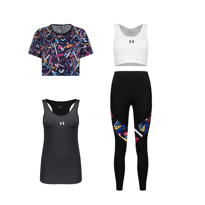 ست چهار تکه لباس ورزشی زنانه مدل 1401-1801-9101-56