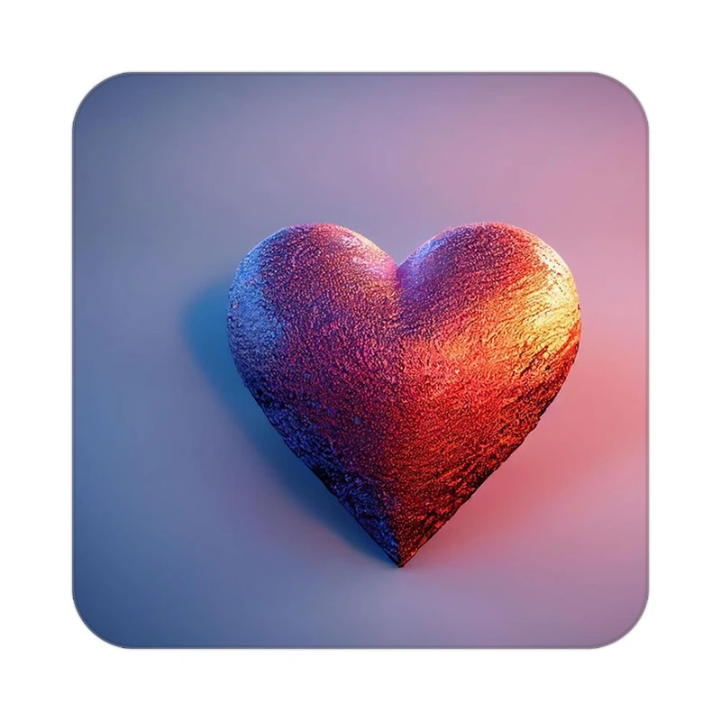 زیر لیوانی کاکتی مدل عاشقانه کد mp11703