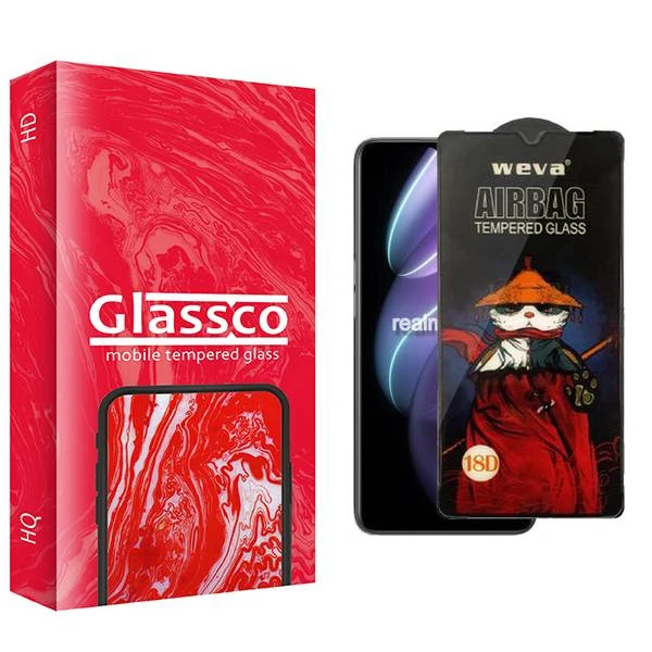 محافظ صفحه نمایش گلس کو مدل CGo1 Airbag مناسب برای گوشی موبایل ریلمی V30