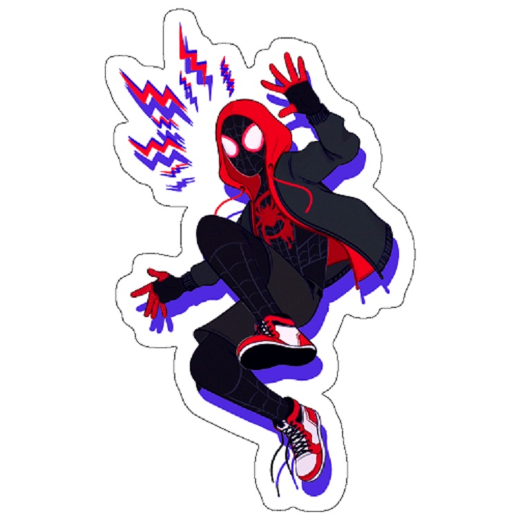 برچسب مدل Spiderverse