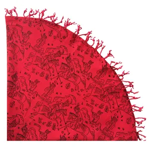 رومیزی قلمکار طرح چوگان کد GER.1