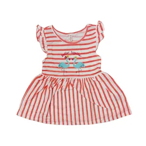 پیراهن دخترانه دفکتو مدل فلامینگو کد 0303