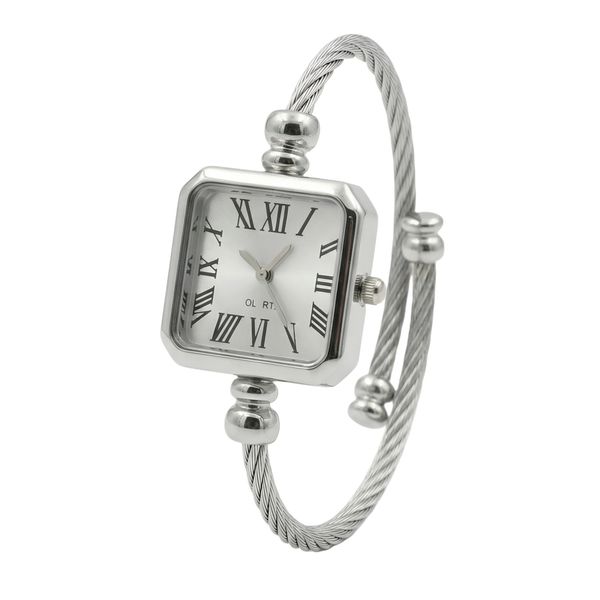 ساعت مچی عقربه‌ای کوارتز زنانه مدل مینیمال اسپرت بند النگویی کد ۱