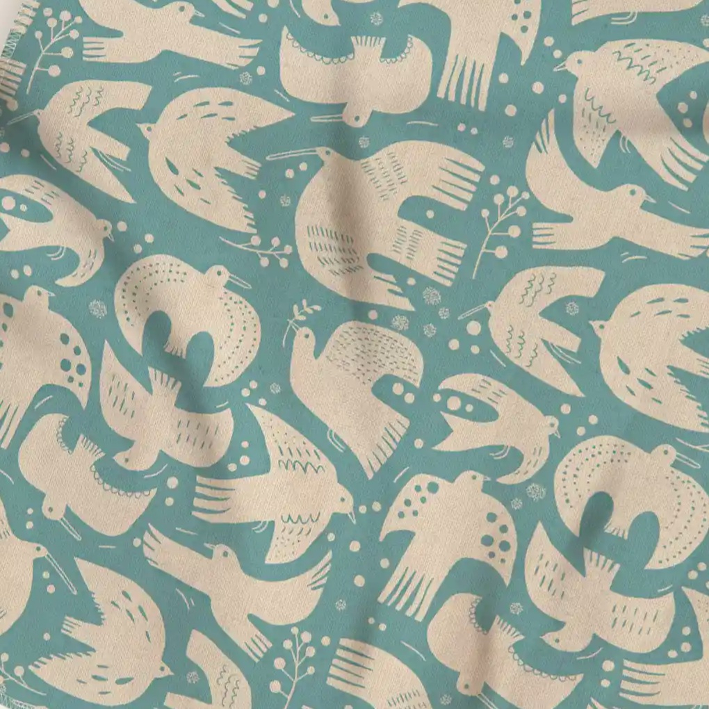 کاغذ کادو مریخ مدل پارچه ای Bird