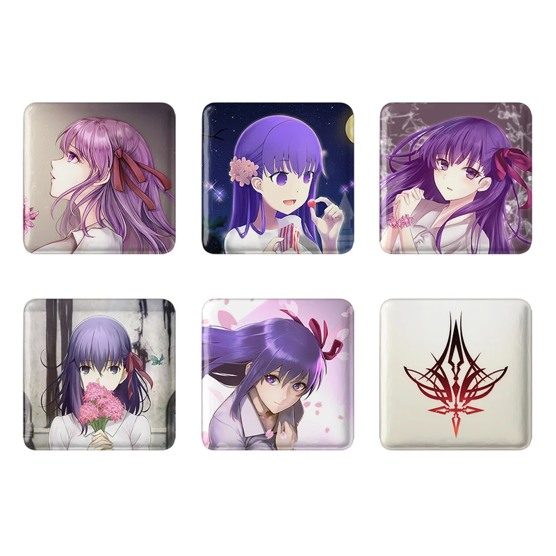 مگنت خندالو طرح انیمه فیت استی نایت Fate Stay Night کد 1399B مجموعه 6 عددی