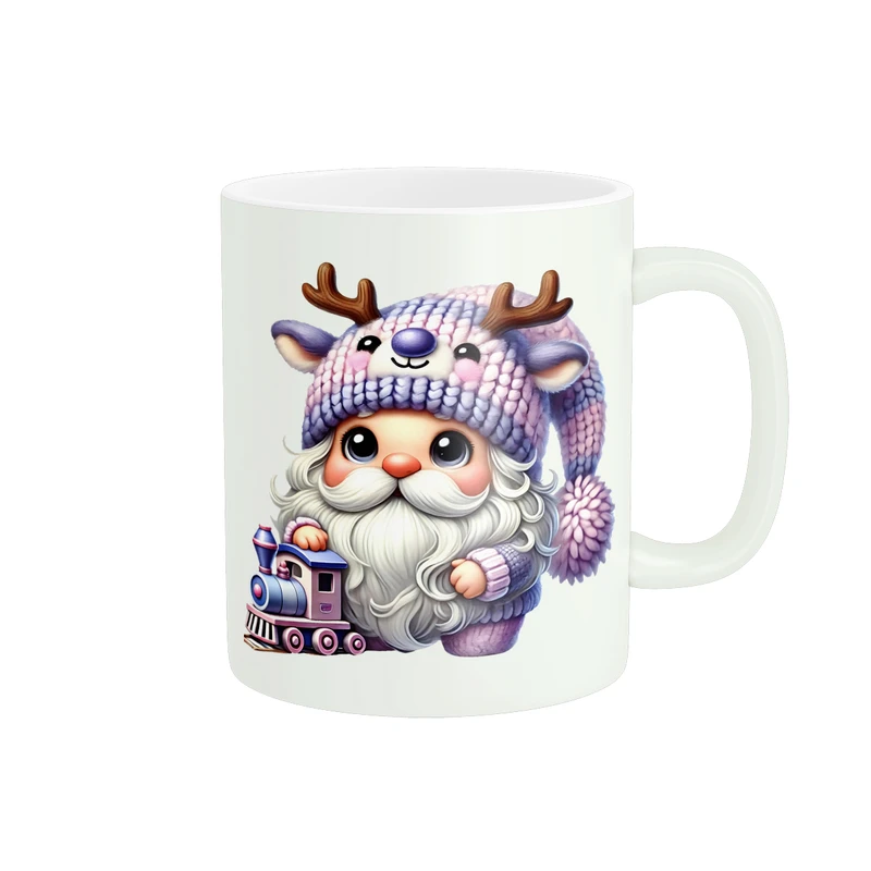 ماگ پادآفرین مدل فصل زمستان طرح عروسکی کد PM793