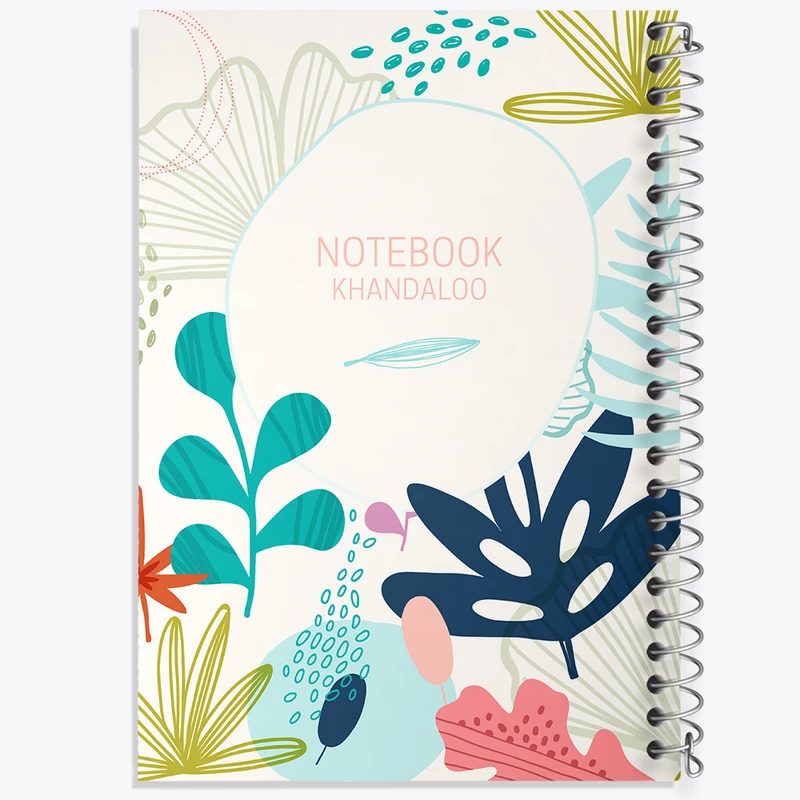 دفتر نقاشی 50 برگ خندالو طرح مینیمال کد N827