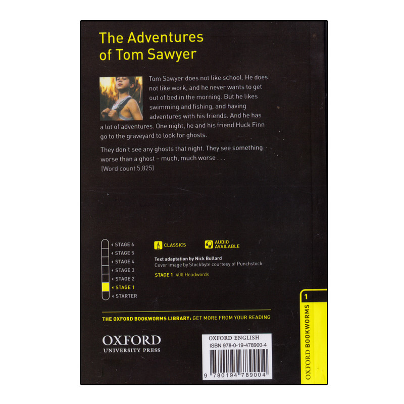 کتاب Oxford Bookworms The Adventures اثر Mark Twain انتشارات الوندپویان کتاب Oxford Bookworms The Adventures اثر Mark Twain انتشارات الوندپویان