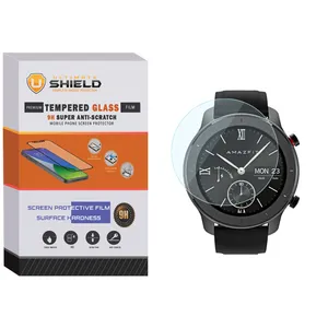 محافظ صفحه نمایش شیشه ای آلتیمیت شیلد مدل SH-UL مناسب برای ساعت هوشمند آمازفیت GTR 42mm