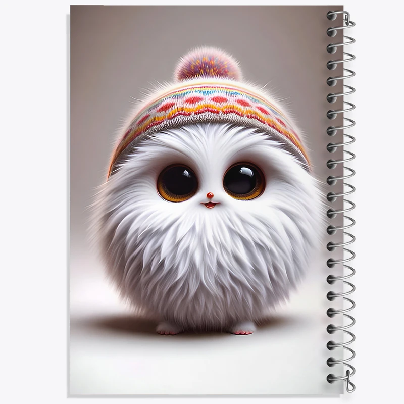 دفتر مشق 100 برگ خندالو طرح هیولای پشمالو کد F7886