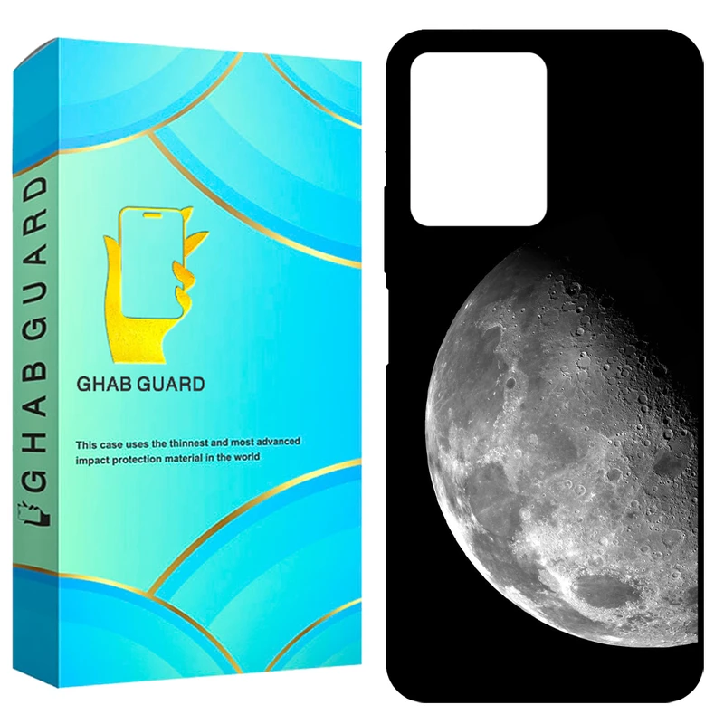 کاور قاب گارد طرح ماه مدل GCHPN12 مناسب برای گوشی موبایل شیائومی Redmi Note 12 4G