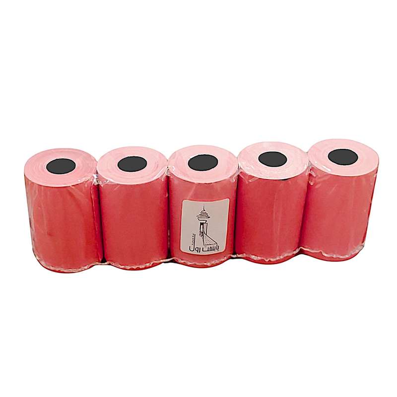 کاغذ پرینتر حرارتی پایتخت رول مدل R80mm بسته 5 عددی کاغذ پرینتر حرارتی پایتخت رول مدل R80mm بسته 5 عددی