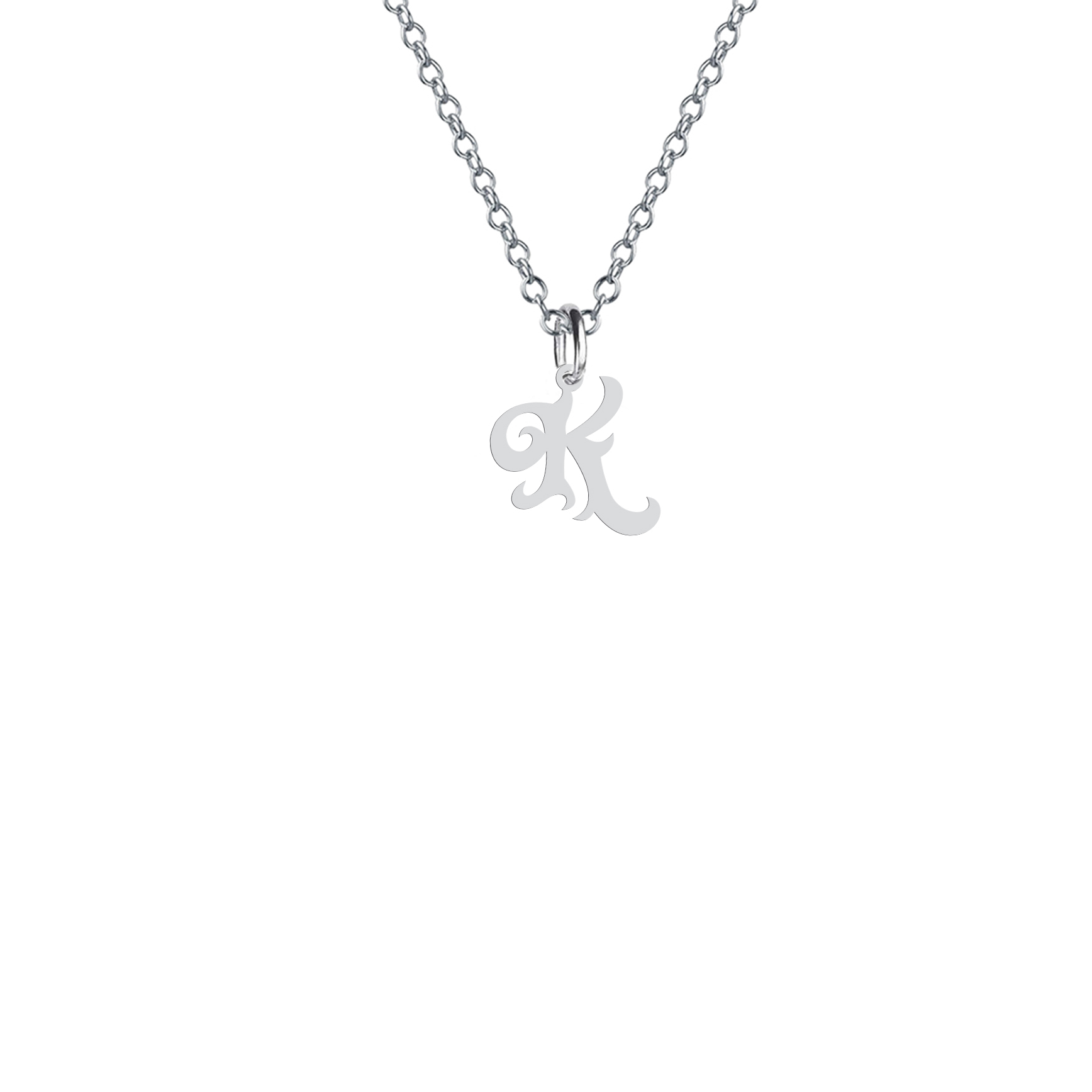 گردنبند هایکا طرح حرف K مدل s.ha2-793
