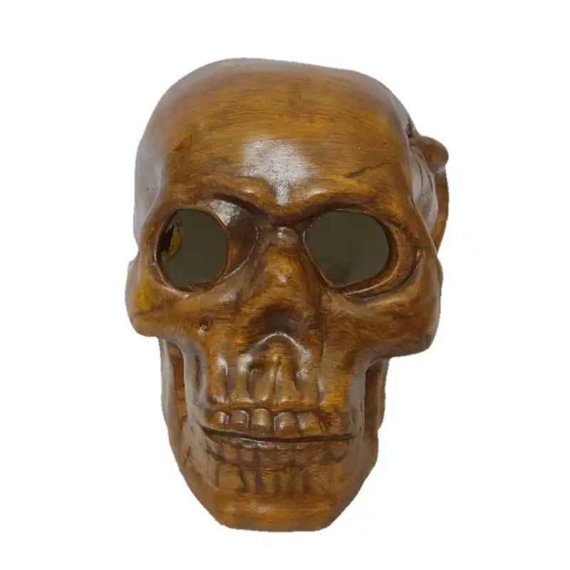 مجسمه مدل اسکلت جمجمه طرح چوب