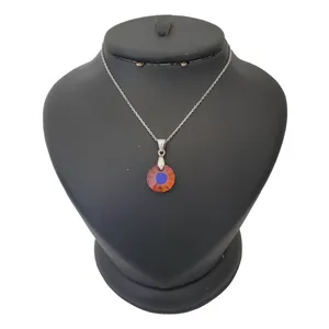 گردنبند نقره زنانه ترمه ۱ مدل سوارسکی کد smed 1156