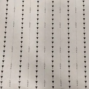 کاغذ چاپی مدل پوستی طرح قلب کلاسیک بسته 50 عددی