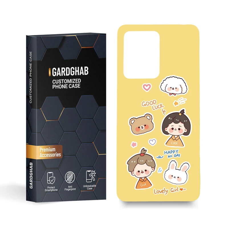  کاور گارد قاب مدل دخترانه  مناسب برای گوشی موبایل شیائومی redmi note 12pro 5g