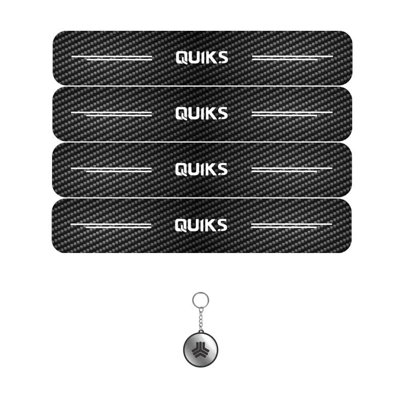 برچسب پارکابی مهدیار طرح کربن کد LCE0053 مناسب برای کوییک اس مجموعه 4 عددی به همراه جاکلیدی