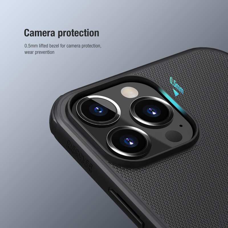 کاور نیلکین مدل Super Frosted Shield Pro مناسب برای گوشی موبایل اپل IPhone 13 Pro Max