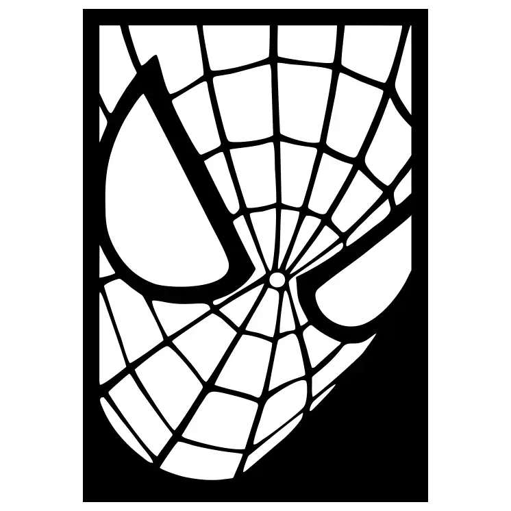 شابلون مدل مرد عنکبوتی کد SP439-2