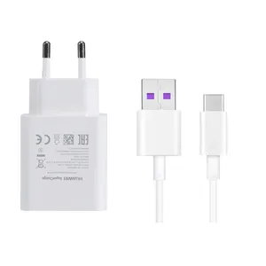 شارژر دیواری هوآوی مدل SuperCh به همراه کابل تبدیل USB-C