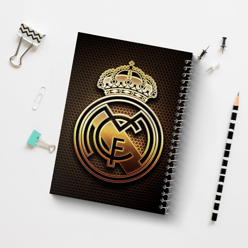 دفتر مشق 100 برگ خندالو طرح باشگاه رئال مادرید کد 26371