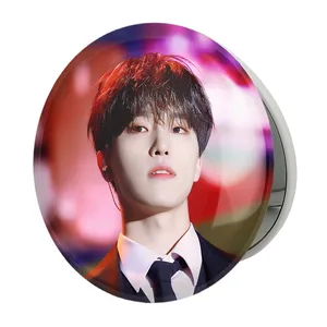 آینه جیبی خندالو طرح دینو گروه سونتین Seventeen مدل تاشو کد 21612 