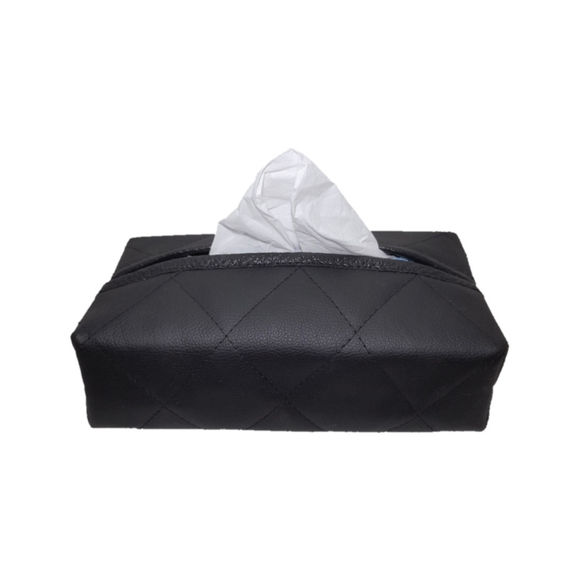 سطل زباله خودرو  مدل تشریفات به همراه جای دستمال کاغذی