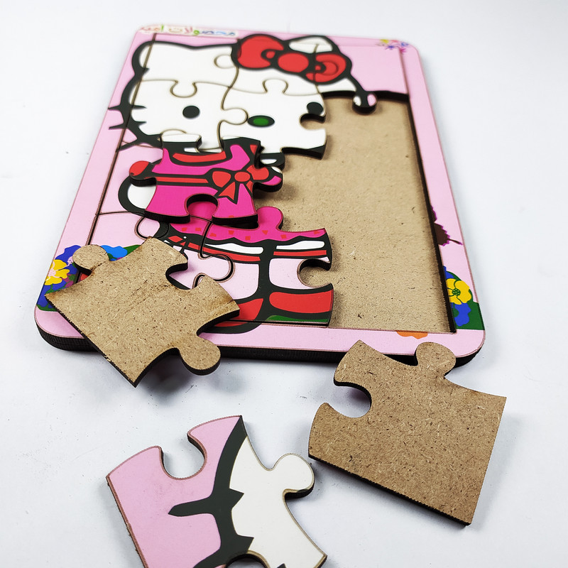 پازل 12 تکه محصولات امید مدل گربه  کوچولو کد MO12t