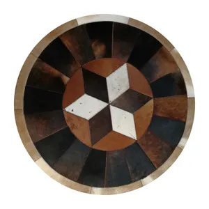 کلاژ فرش پوست و چرم کمالی مدل AD-00291