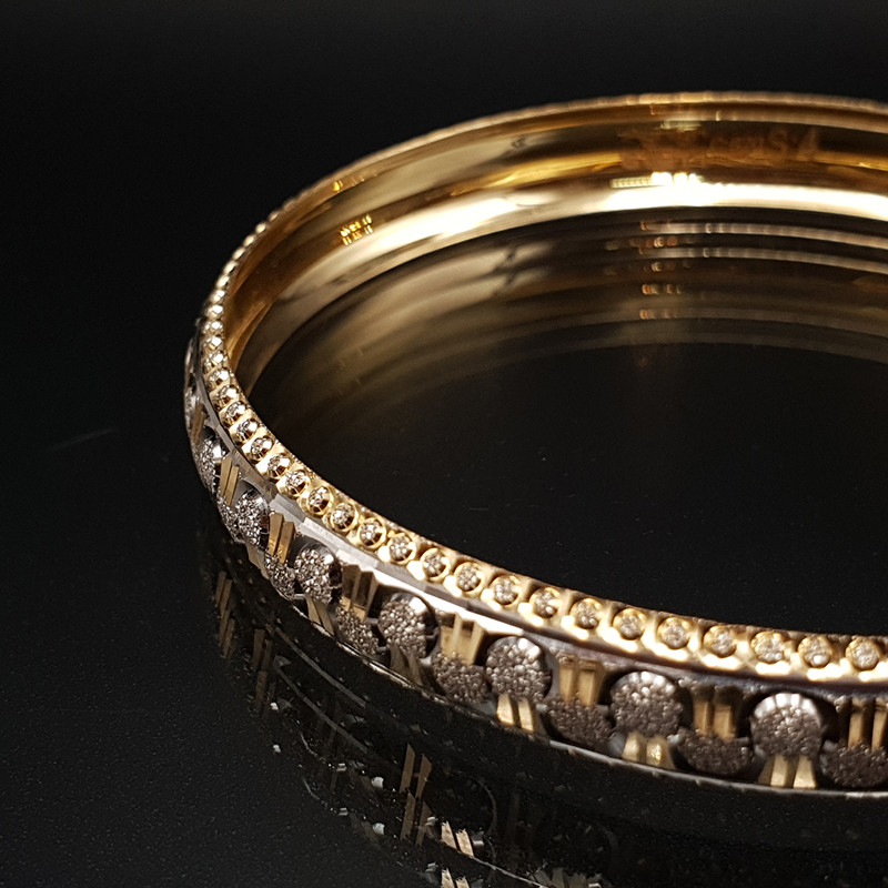 النگو طلا 18 عیار زنانه مدل 1EL1828