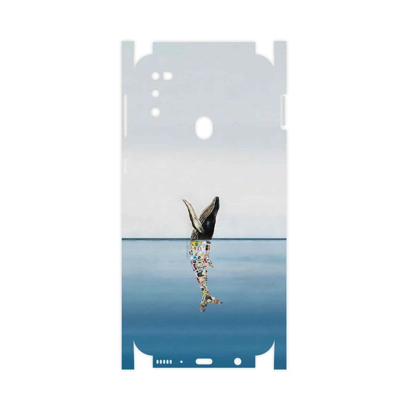 برچسب پوششی ماهوت مدل Collage of Sea Trash-FullSkin مناسب برای گوشی موبایل سامسونگ Galaxy M21 (2021) Edition