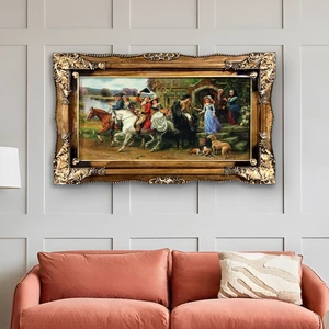 تابلو فرش ماشینی طرح بدرقه کد ۷۰۵۸