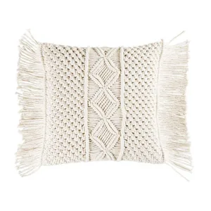 کاور کوسن بافتنی مدل مکرومه کد111