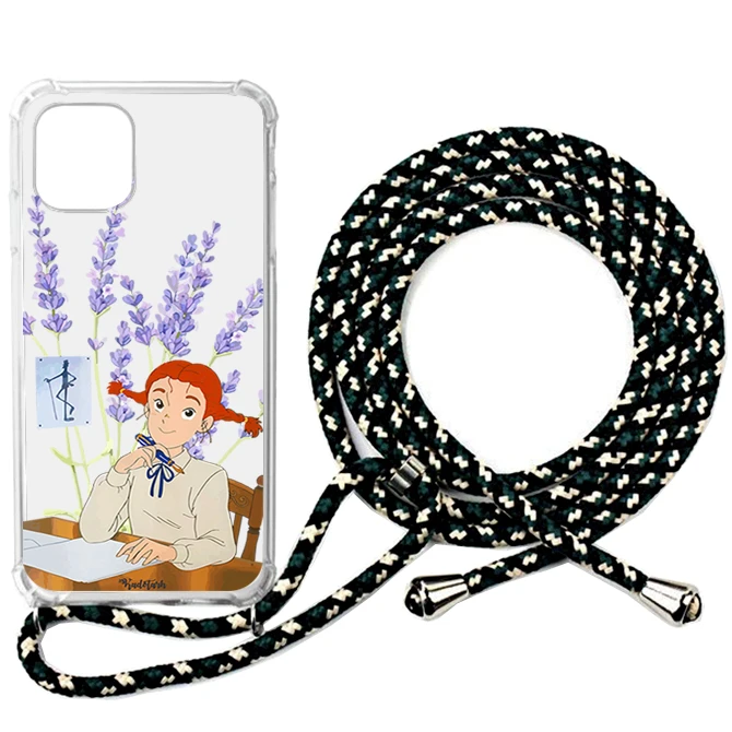 کاور طرح Judy مناسب برای گوشی موبایل اپل Iphone 14 Promax  به همراه بند