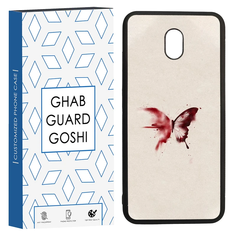 کاور قاب گارد گوشی طرح پروانه کد TPU-297 مناسب برای گوشی موبایل شیائومی REDMI 8A