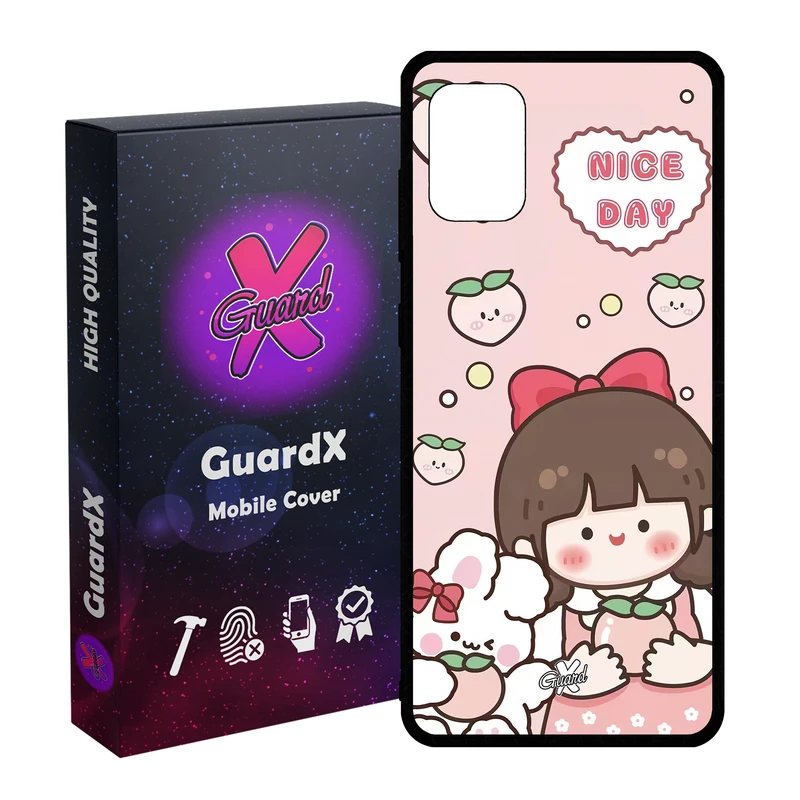 کاور گارد ایکس طرح دختر مدل Glass10522 مناسب برای گوشی موبایل سامسونگ Galaxy A31