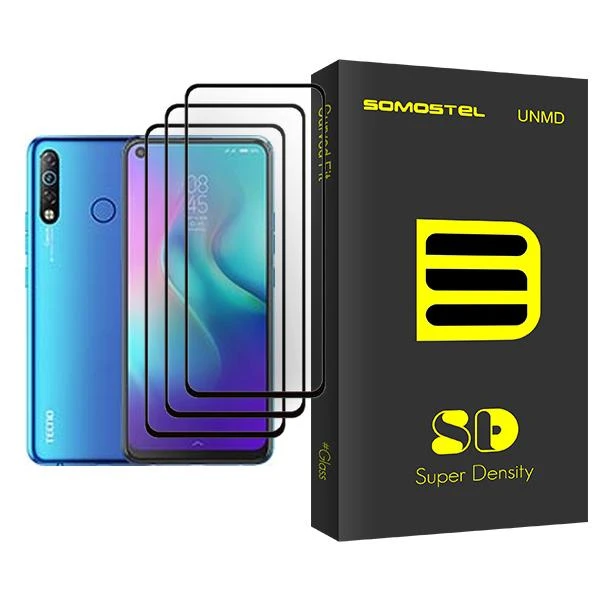 محافظ صفحه نمایش سوماستل مدل SD Glass MIX003 مناسب برای گوشی موبایل تکنو Camon 12 Air بسته سه عددی