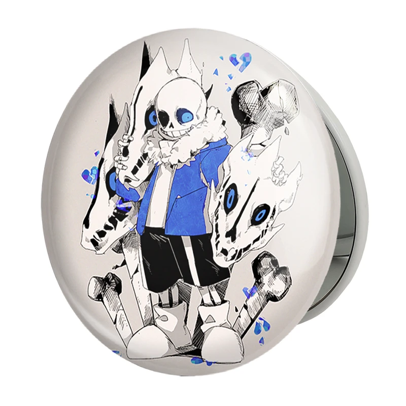 آینه جیبی خندالو طرح بازی آندرتیل (Undertale) مدل تاشو کد 31795