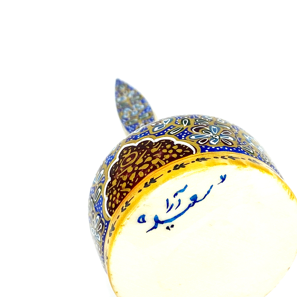  سرمه دان استخوانی سعید آرا طرح تذهیب مدل بچکول کد 84