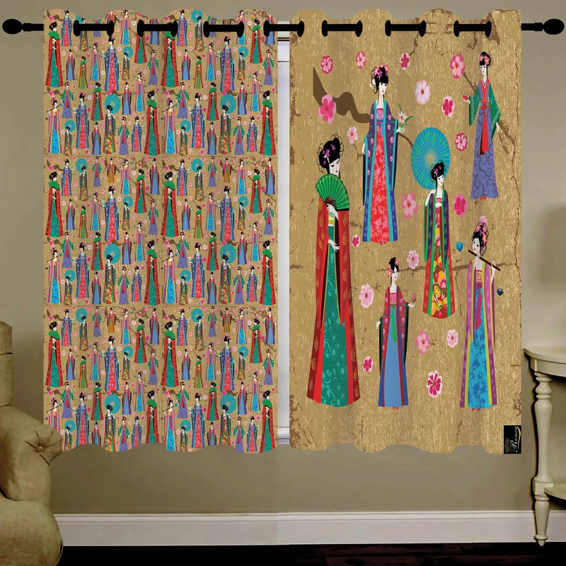 پرده رنس مدل C34-50157 سایز 190x140 سانتی متر