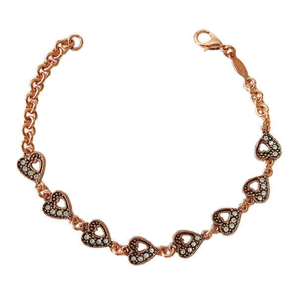 دستبند زنانه مدل مارگازیت نگین دار کد JW320