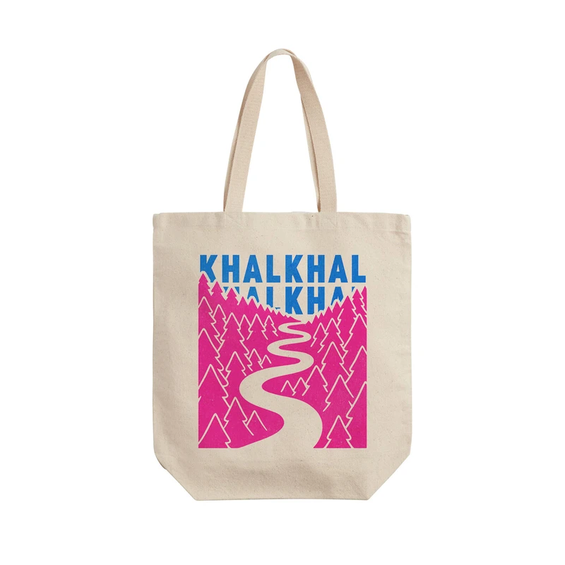 ساک خرید ترمه طراحان ایده مدل نماد جاده اسالم به خلخال کد map0002 - L