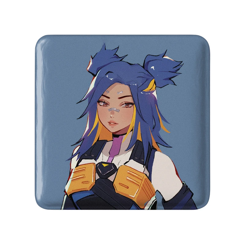 پیکسل خندالو طرح بازی ولورانت (Valorant) مدل مربعی کد 33059