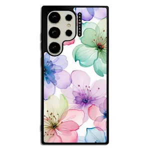 AKAM AMC-WSGS23U-FLOWERS-34 Cover For Samsung Galaxy S23 Ultra