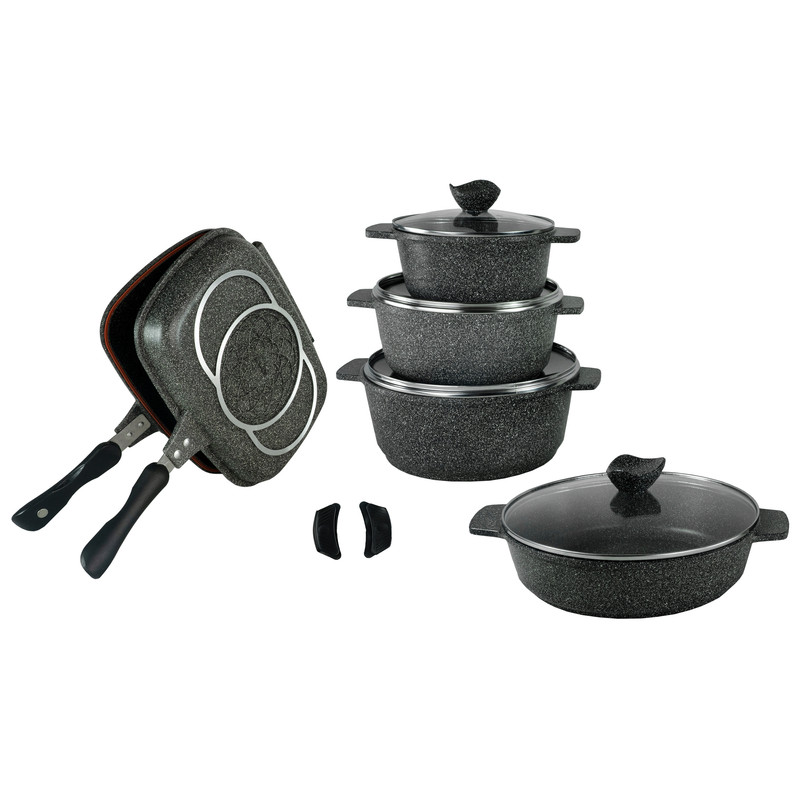 مجموعه سرویس پخت و پز 12 پارچه پیلو مدل HAPPY