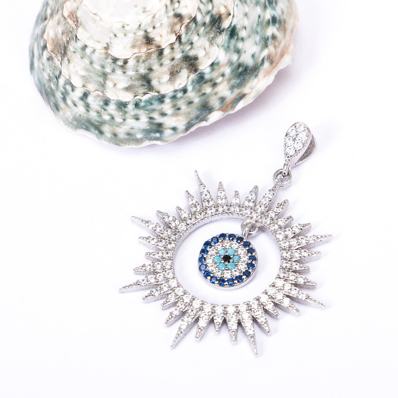 آویز گردنبند نقره زنانه مدل GTA-664