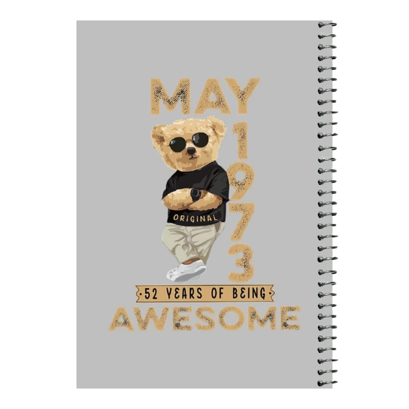 دفتر مشق 80 برگ اس جی مدل تدی عینک دودی    