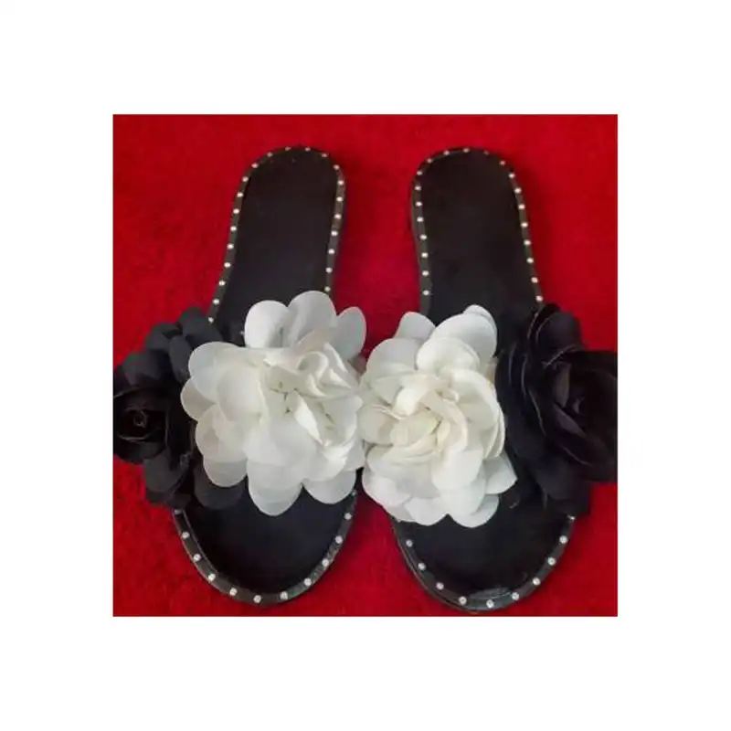 صندل زنانه مدل گلی کد 03