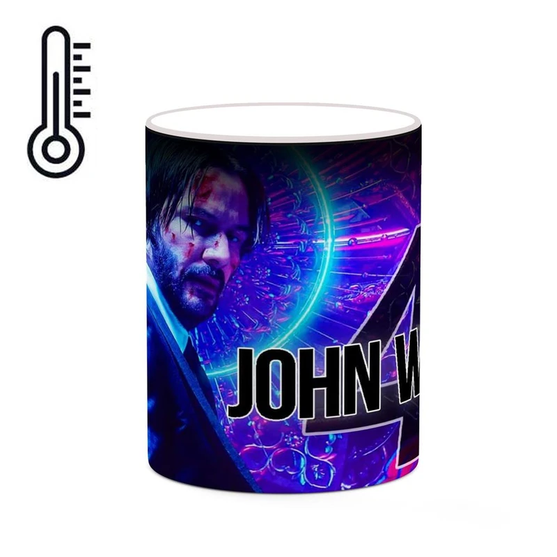 ماگ حرارتی کاکتی طرح جان ویک john wick 4 مدل mgh26444